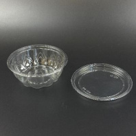 Контейнер одноразовый для ДЕСЕРТОВ СпК-133 350мл прозрачный + КРЫШКА 50шт (D=133, H=48) 