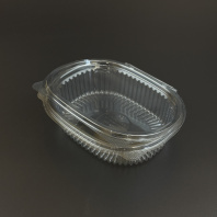 Контейнер с крышкой КС Кр-350 ПЭТ-холод (внеш. 159х130х40) Упакс-Юнити КОРОБ=700шт 