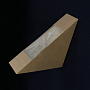 Упаковка ECO SANDWICH-40 КРАФТ уголок под сэндвич с окном 50шт 130х130х40мм 