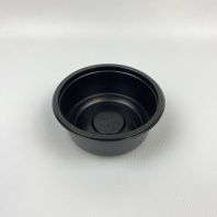 Контейнер круглый ПП D-115 250мл ЧЁРНЫЙ 50шт Д-Полимер 
