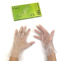 Перчатки ТПЭ КОРОБКА прозрачные "L" УП=100шт Арт.4810 