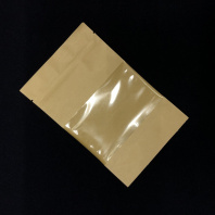 Пакет бум. ДОЙ-пак КРАФТ с замком 185х120 1шт ОКНО- 70мм 