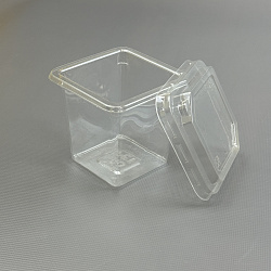 Контейнер для ДЕСЕРТОВ ПР-СТ-80х80/ 75-прозр. + КРЫШКА ПР...
