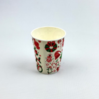 Стакан НГ 250(290)мл бумажный СНЕГОВИК 50шт D=80, d=55, H=92,5мм ВИРИДО 