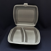 Ланч-бокс ВПС LBE-2 2-сек. ЧЁРНЫЙ (249х207х61) Протэк КОРОБ=100шт 