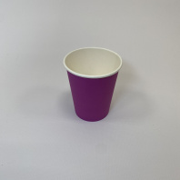 Стакан 250(260)мл бумажный ФИОЛЕТОВЫЙ 50шт D=80, d=57, H=92,5мм ПБФ 