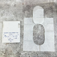 Покрытия на унитаз УП=100шт бумажные 37х41см 1/4-слож.