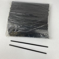 Трубочки  8х300мм УП=250шт ПРЯМЫЕ ЧЁРНЫЕ 