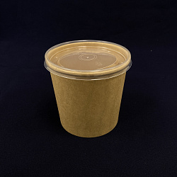 Супница бум КРАФТ + КРЫШКА прозр. 700мл 50шт D=118, H=108... Супница бум КРАФТ + КРЫШКА прозр. 700мл 50шт D=118, H=108...