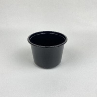 Контейнер круглый одноразовый ПП D-115 500мл ЧЁРНЫЙ 50шт