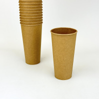 Стакан 500(650)мл бумажный  TOTAL CRAFT 40шт(!!!) D=90, d=60, H=168мм ВИРИДО 