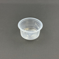 Контейнер круглый ПП D-115 350мл прозрачный 50шт D=115, H=62мм Д-Полимер 