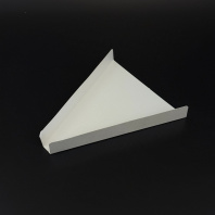 Треугольник для пиццы 1/8 100шт БЕЛЫЙ D=40см без печати ViRiDo 