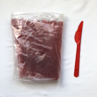 Нож ПРЕМИУМ красный УП=48шт(!!!) 18см 