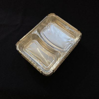 Форма алюминиевая SPM2L 2х-секц! V=840(360+480)мл 25шт 227х177/196х146