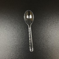 Ложка столовая ЛЮКС прозрачная УП=100шт 17см