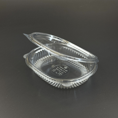 Контейнер с крышкой КС Кр-250 ПЭТ-холод (внеш. 159х130х30) Упакс-Юнити КОРОБ=700шт 