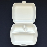 Ланч-бокс ВПС LBE-3 3-сек. белый (249х207х61) Протэк КОРОБ=100шт 