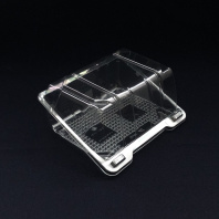 Контейнер под суши с крышкой ПЭТ ДК-14/10(диагональ) прозр. 140х100х75мм Упакс-Юнити 