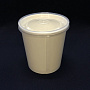 Упаковка ECO SOUP-ECONOM-16W БЕЛАЯ супница с прозр. КРЫШКОЙ 445мл 25шт D=97, H=100 
