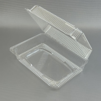 Контейнер с крышкой КР-25В (ВЫСОКАЯ) ПЭТ (внеш. 265х193х90) КОРОБ=200шт 