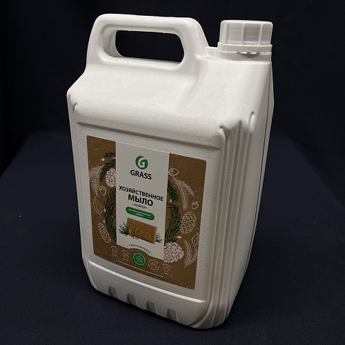 Мыло хозяйственное жидкое GRASS Milana 5л канистра 72% с маслом кедра Арт.125581 