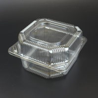 Контейнер с крышкой К-13(В) (аналог ПР-К-15В) ПЭТ (внутр. 149х149х80) Упакс-Юнити КОРОБ=600шт 