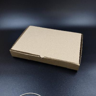 Коробка для пирога МИКРО серая 330х230х40мм 50шт без печати 