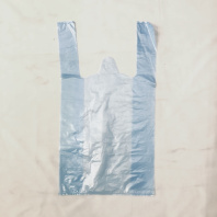 Пакет майка ПНД 25+12х45 (10) СИНЯЯ 100шт 