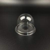 Контейнер для ДЕСЕРТОВ ПР-Т-85 дно-ПРОЗРАЧНОЕ + КРЫШКА 65шт(!) внеш.D=110, H=80мм 