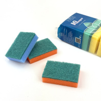 Губки для посуды "Супер УП=10шт" 100х65х25мм ПРАЙД 