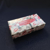 Салфетки косметические 2сл УП=100шт 21х21см в коробке 