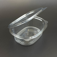 Контейнер с крышкой КС Кр-500 ПЭТ-холод (внеш. 159х130х55) Упакс-Юнити КОРОБ=700шт 