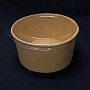 Упаковка ECO RCONT-1120 Pure Kraft салатник с прозр. КРЫШКОЙ 1120мл 40шт D=150/128, H=77 