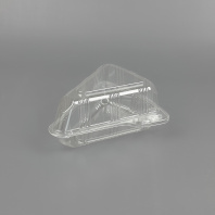 Контейнер для ДЕСЕРТОВ треугол. с крышкой КРТ-155 50шт (155х155х145мм) 