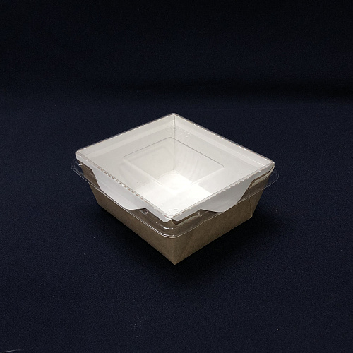 Упаковка ECO OpSalad-350 салатник с прозр. КРЫШКОЙ 350мл 50шт 100х85х55 