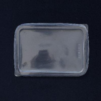 Крышка для контейнера одноразовая ПП 186х132мм прозрачная 25шт