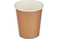 Стакан бумажный 250(290)мл КРАФТ 50шт D=80, d=55, H=92,5мм