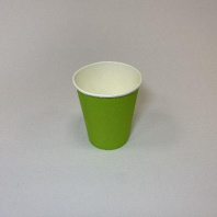 Стакан бумажный 250(260)мл САЛАТОВЫЙ 50шт D=80, d=57, H=92,5мм ПБФ 