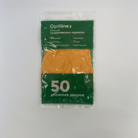Перчатки резиновые флокированные ПРЕМИУМ "XL" 1пара (50 уборок) OptiLine 