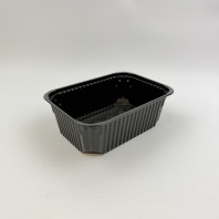 Контейнер прямоуг. ПП КЛАРИТИ ЧЁРНЫЙ 1000мл 100шт 186х132х63мм 