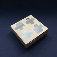 Держатель-переноска для 4-х стаканов ECO 25шт 180х180х50 CupHolder family 