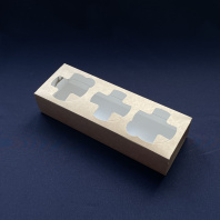 Держатель-переноска для 3-х стаканов ECO 25шт 260х90х50 CupHolder triple 