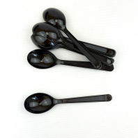 Ложка столовая ЛЮКС чёрная УП=100шт 17см ЭЛПИ Арт.33736 