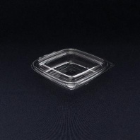 Контейнер одноразовый с крышкой ПР-СК-РГ-250 ПЭТ (внеш. 137х137х37)