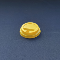 Крышка 80мм с КЛАПАНОМ 100шт ЖЁЛТАЯ Протэк 