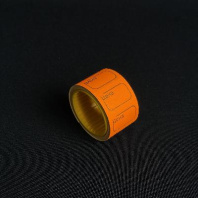 Ценник-ролик 20х30мм ОРАНЖЕВЫЙ 200эт 10шт