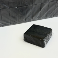 Салфетки 24х24 50шт цветные интенсив черные ПП Арт.С1047 