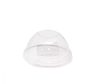 Крышка для креманки 245мл ПЭТ D=98мм прозрачная 50шт КУПОЛЬНАЯ без отверстия 