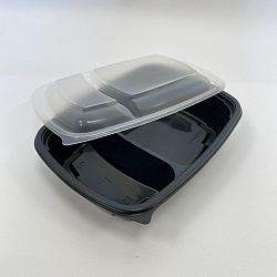 Контейнер ЛАНЧ К-230-50-2 2-х секц. ЧЁРНЫЙ 950(650/300)мл... Контейнер ЛАНЧ К-230-50-2 2-х секц. ЧЁРНЫЙ 950(650/300)мл...